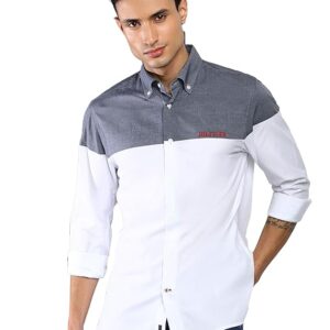 Solid Cotton Regular Fit Men's Casual Shirt